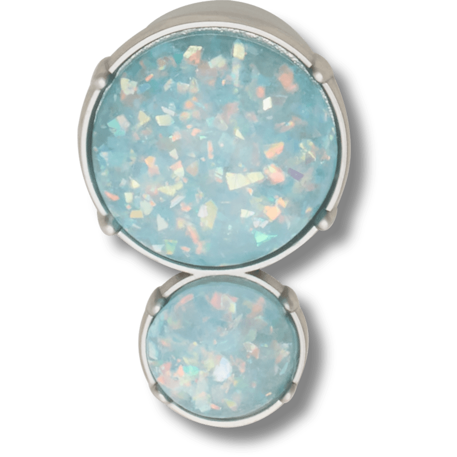 Opalescent SMT Dbl Gem - vue accessoire - Jibbitz Charms