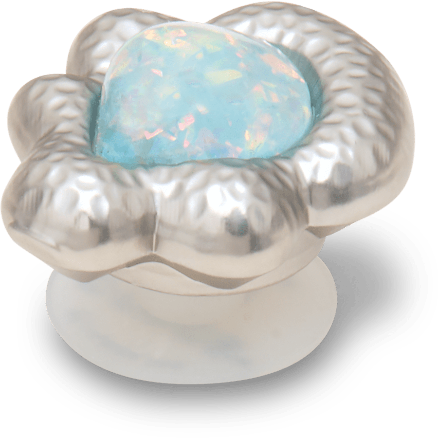 Opalescent Encrusted SMT Gem - angle personnalisé - Jibbitz Charms