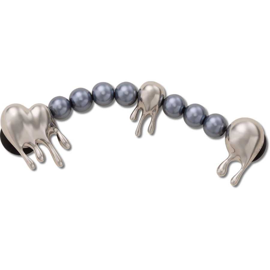 Pearl Melted Silver Chain - lisävarustenäkymä - Jibbitz Charms