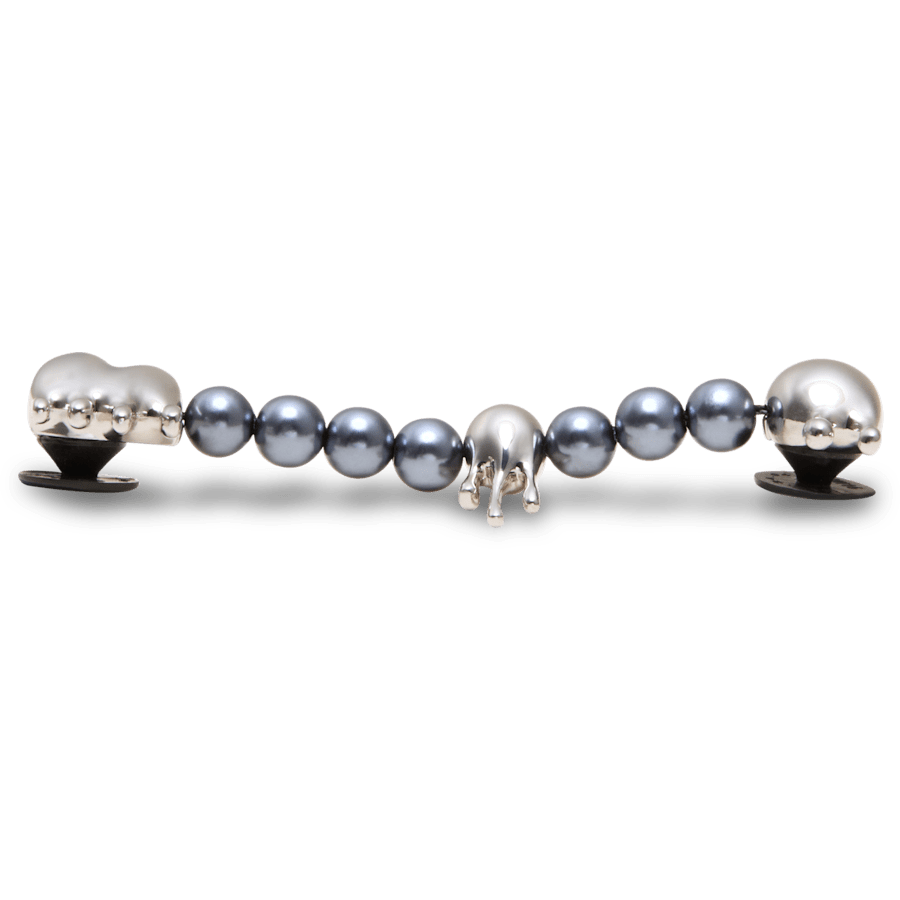 Pearl Melted Silver Chain - mukautettu kulma - Jibbitz Charms
