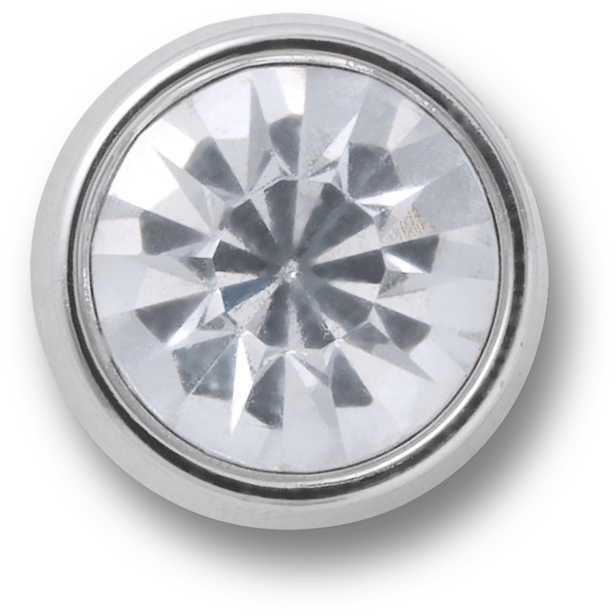 Tiny Silver Stud - vue accessoire - Jibbitz Charms