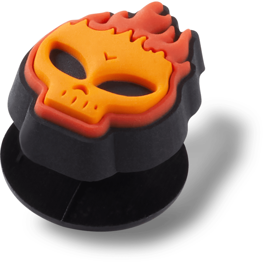 Flaming Skull - Angle personnalisé - Jibbitz Charms