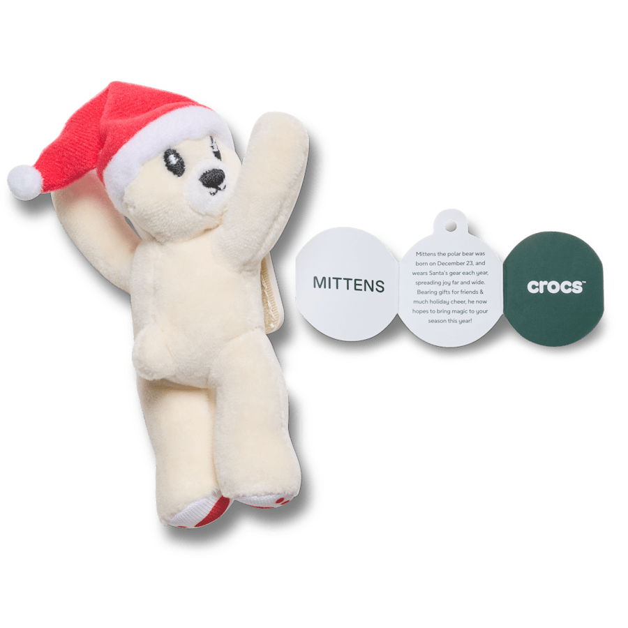 Huggitz kerstbeer - aangepaste hoek - Jibbitz Charms