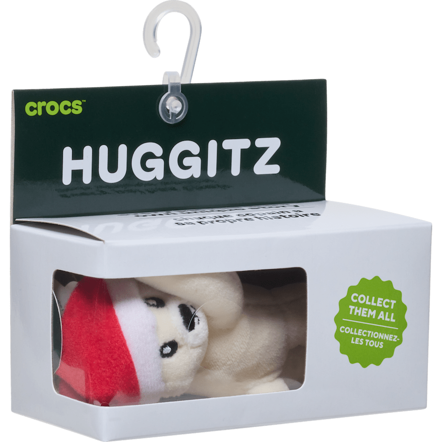 Huggitz kerstbeer - Accessoires op verpakkingskaart - Jibbitz Charms