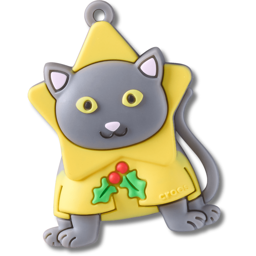 Holiday Cat Ornament - Charm view - Jibbitz Charms