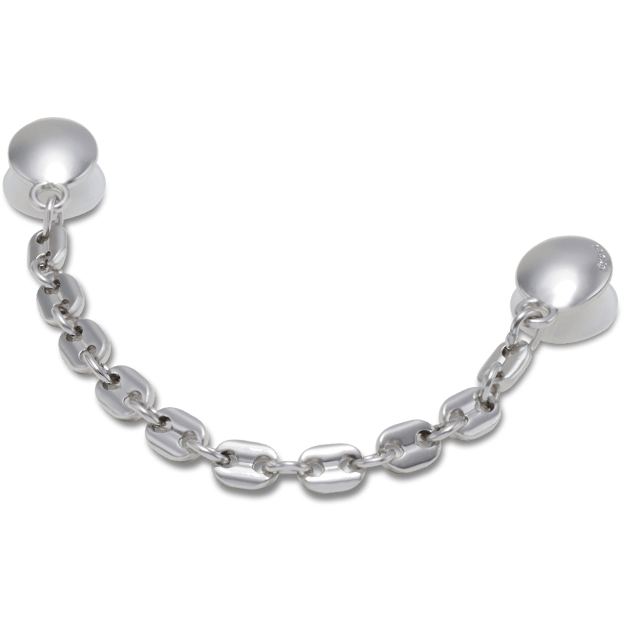 Silver Anchor Chain - Angle personnalisé - Jibbitz Charms