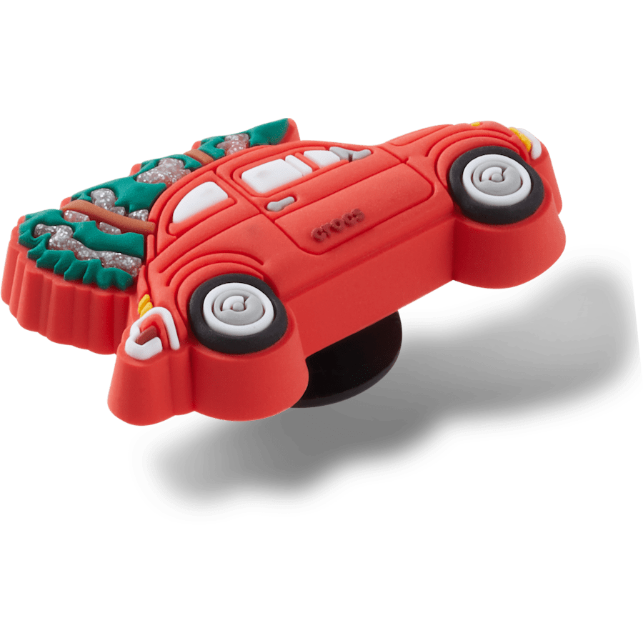 Red Car with Christmas Tree - Custom Angle - Jibbitz Charms