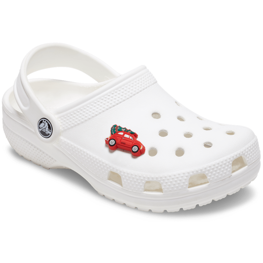 Red Car with Christmas Tree - charm-on-shoes - Jibbitz Charms