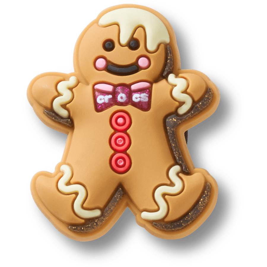 Cute Gingerbread Cookie - charm view - Jibbitz Charms
