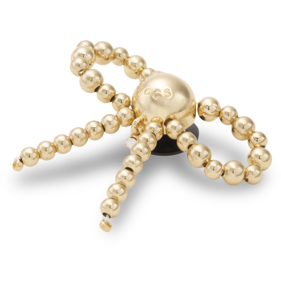Gold Beaded Bow - Custom Angle - Jibbitz Charms