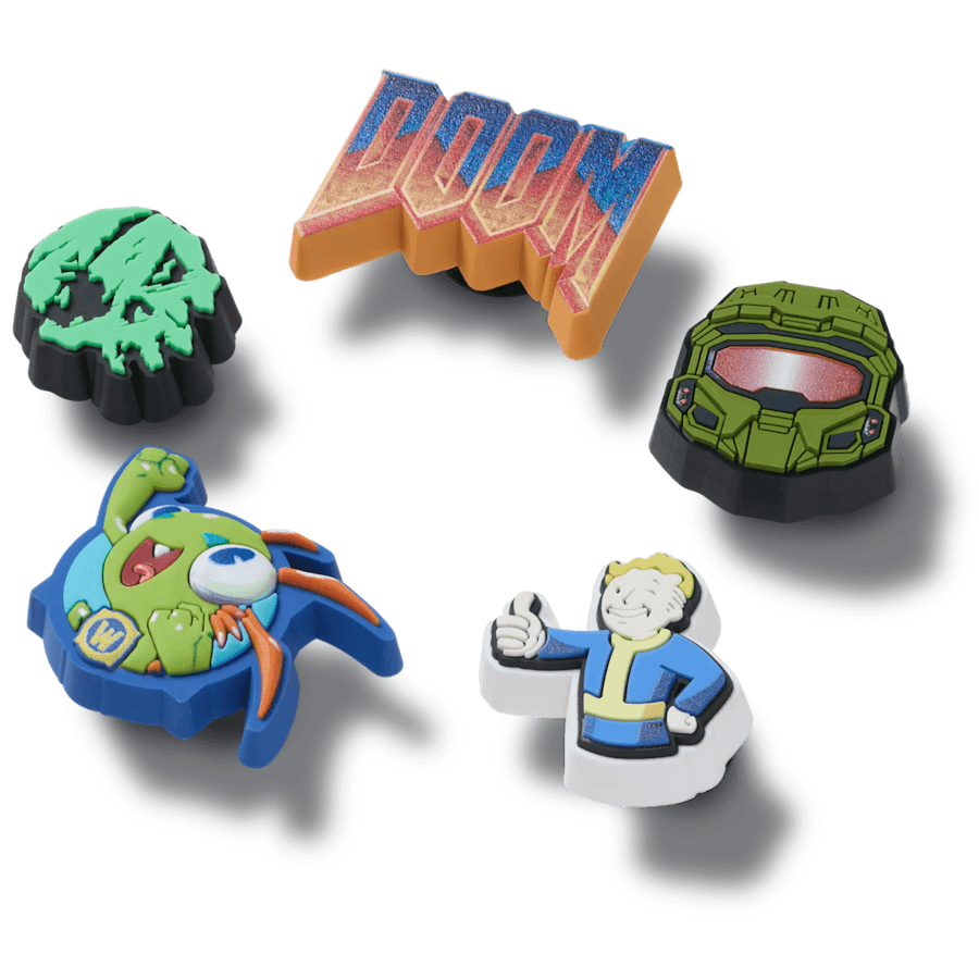 Xbox 5 Pack Jibbitz Charms - Custom Angle - Jibbitz Charms