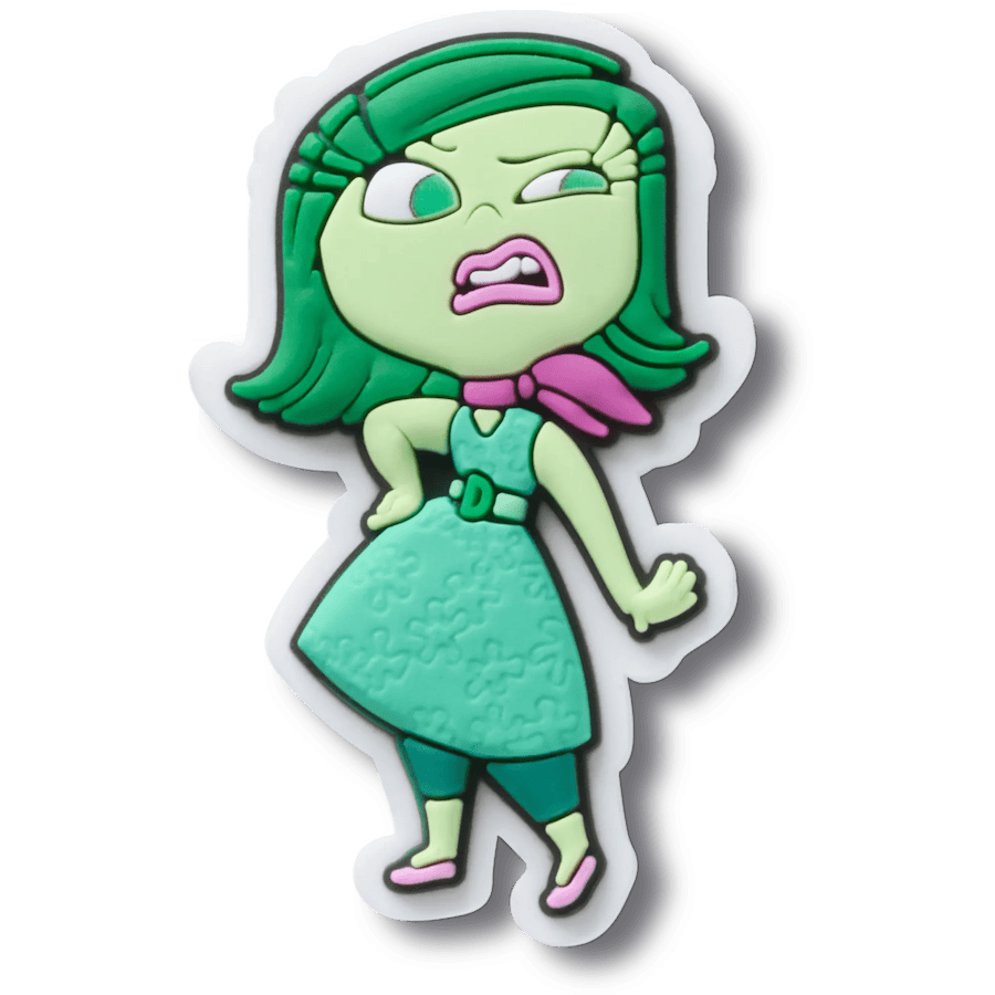 Pixar Inside Out Disgust - lisävarustenäkymä - Jibbitz Charms