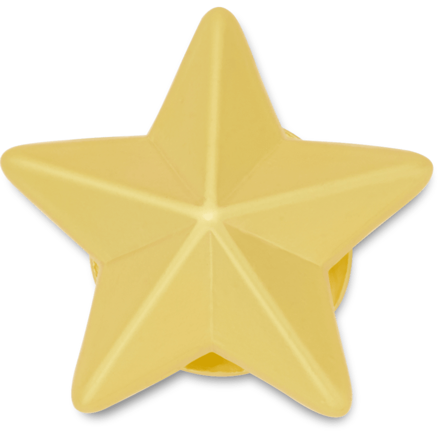 Gold Soft Star - accessoire weergave - Jibbitz Charms