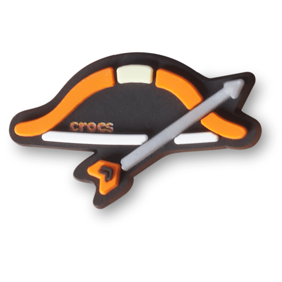  Orange Bow and Arrow - charm view - Jibbitz