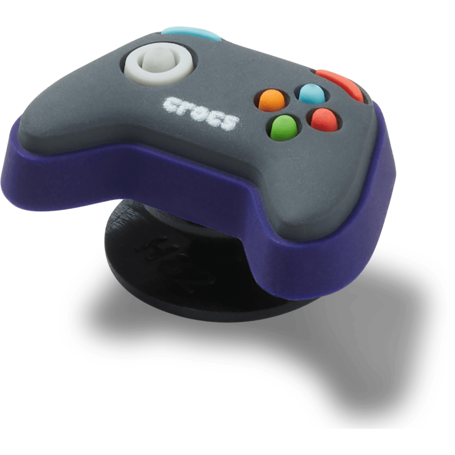  Tiny Grey Game Controller - charms on shoes - Jibbitz