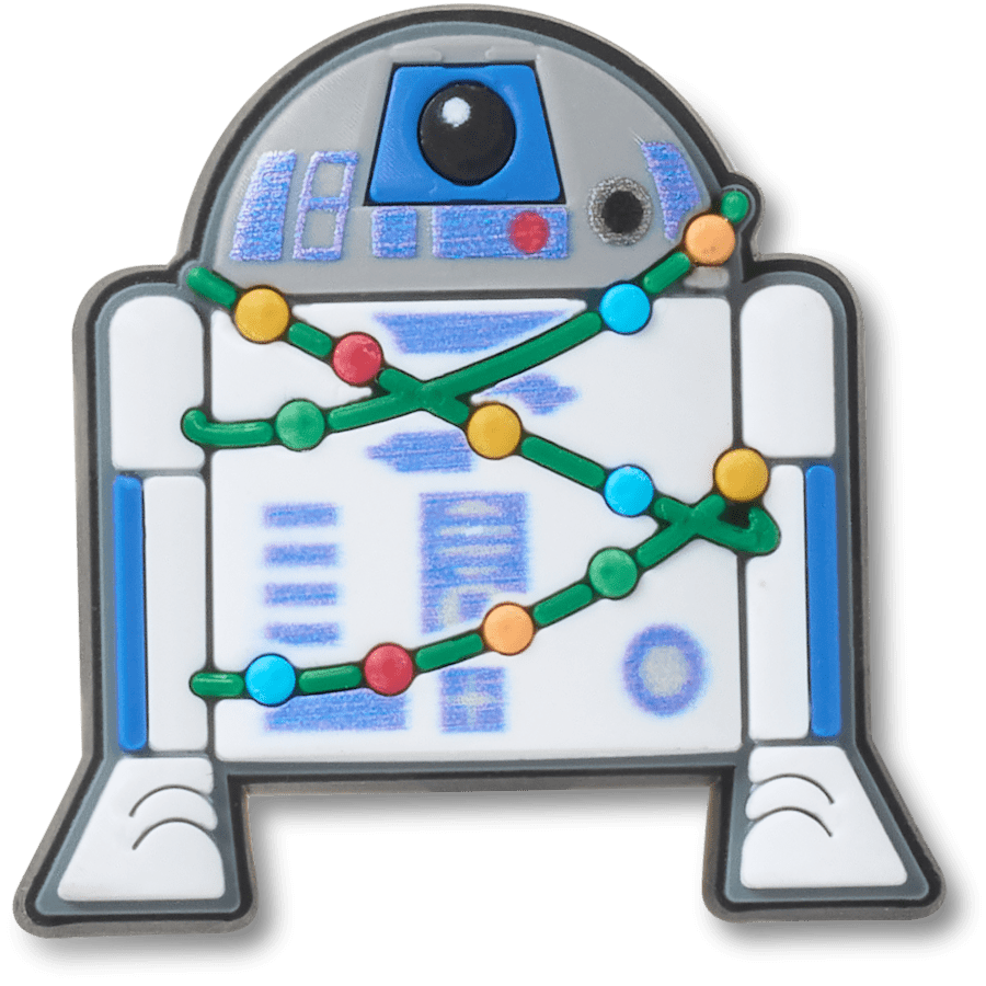 R2D2 Christmas - charm view - Jibbitz Charms