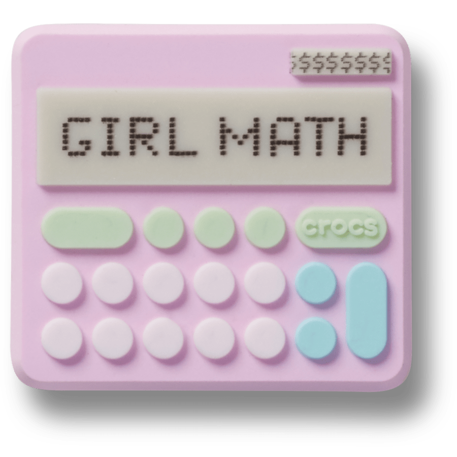  Girl Math - charm view - Jibbitz