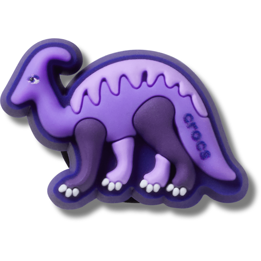  Tiny Purple Dino - charm view - Jibbitz