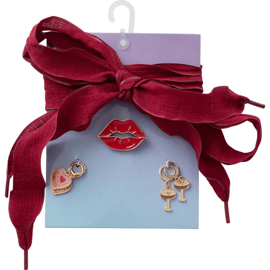  Laces and Lips Charm Kit - charms on shoes - Jibbitz
