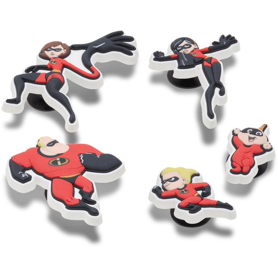 Pixar Incredibles 5 Pack - mukautettu kulma - Jibbitz Charms
