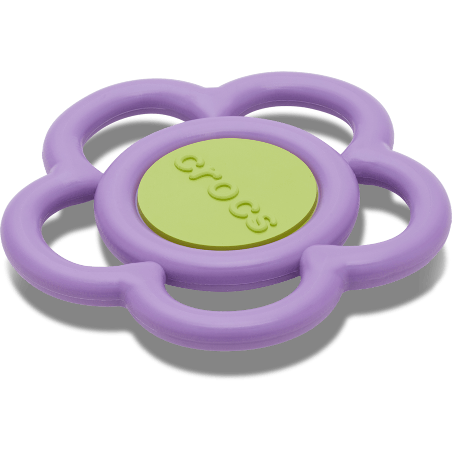 Mega Purple and Green Flower - Custom Angle - Jibbitz Charms