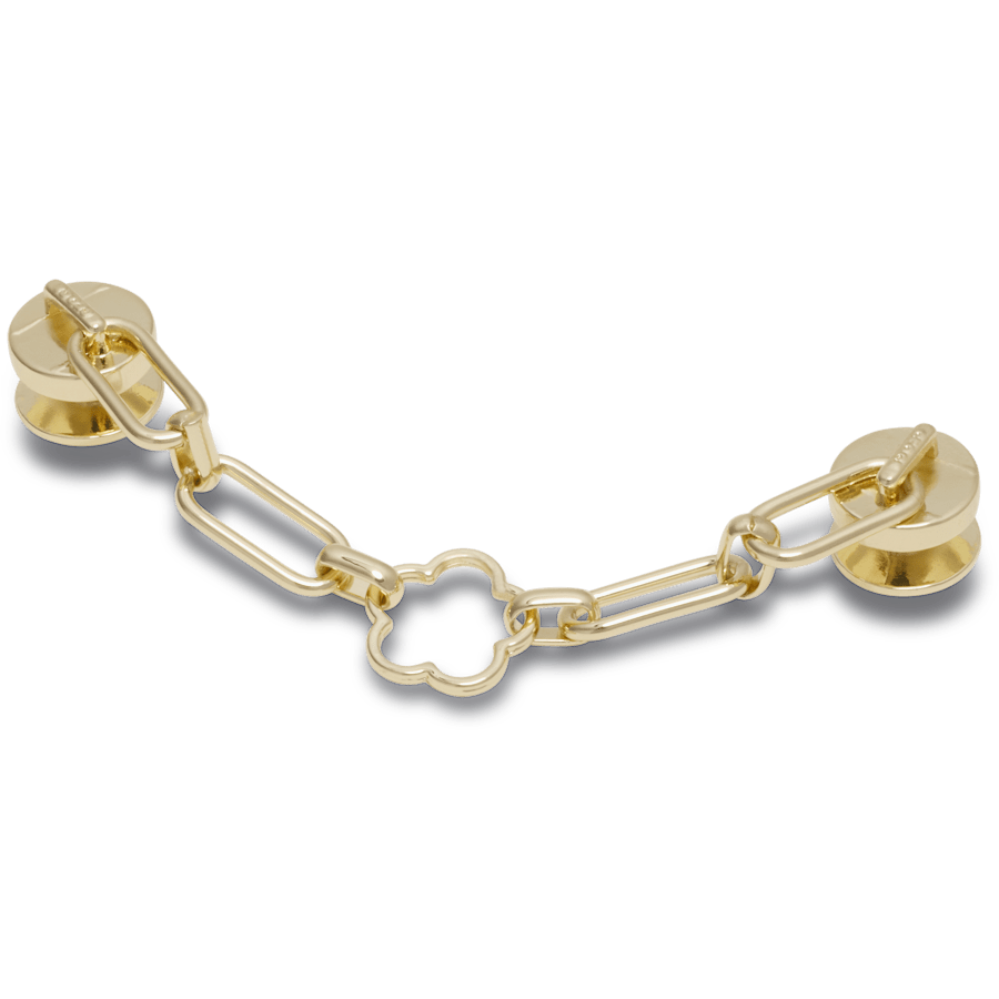 Gold Flower Chain - Angle personnalisé - Jibbitz Charms