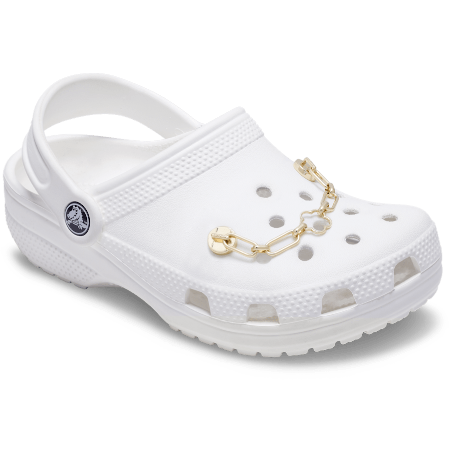 Gold Flower Chain - charm-on-shoes - Jibbitz Charms