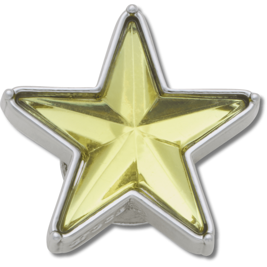 Silver and Green SMT Gem Star