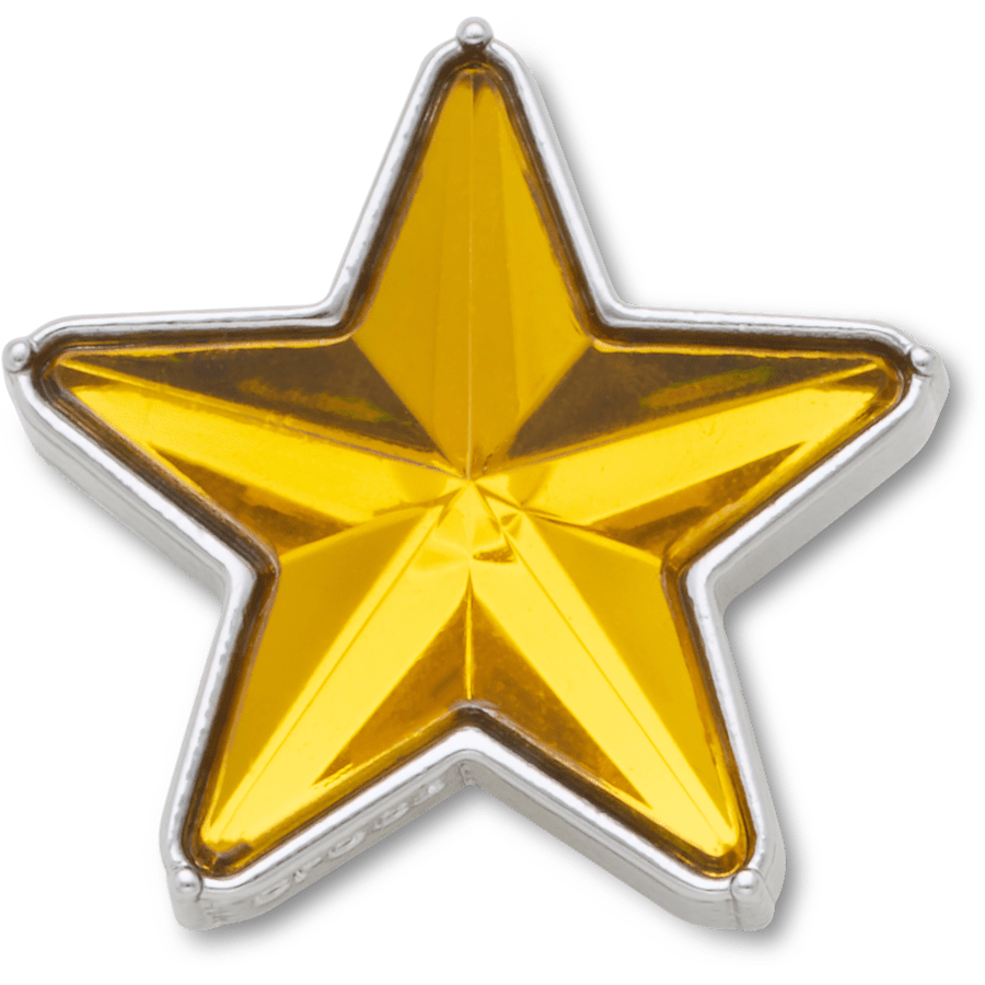 Orange and Silver SMT Gem Star