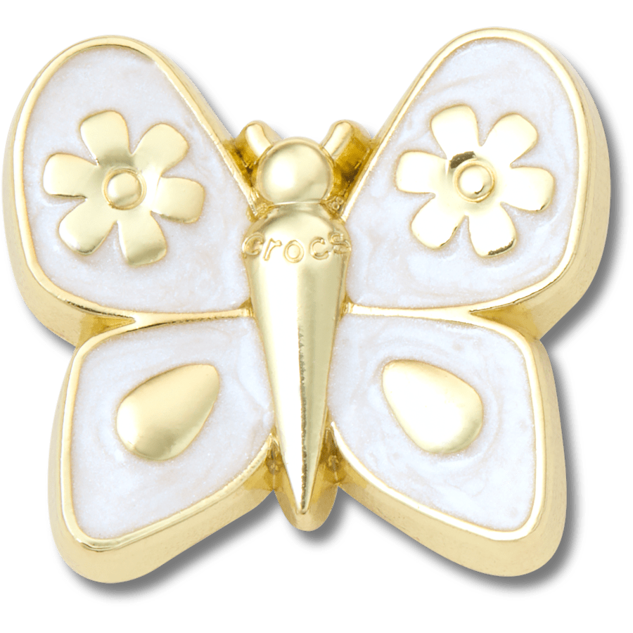 Gold Pearlized Butterfly - accessoire weergave - Jibbitz Charms