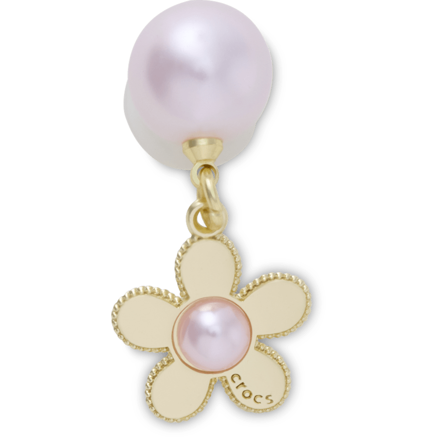 Pink Pearl and Gold Flower