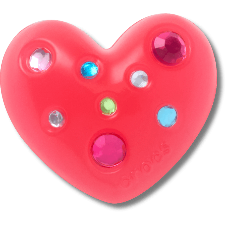 Dainty Gem Heart - lisävarustenäkymä - Jibbitz Charms