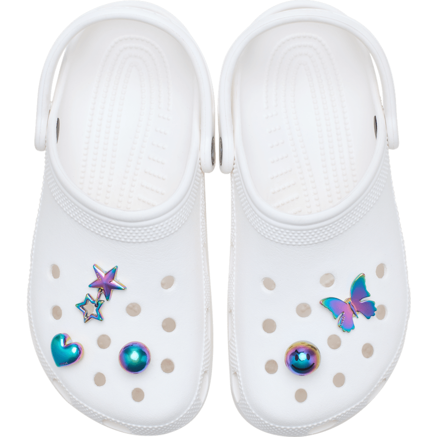 Iridescent Meta 5 Pack - charm-on-shoes - Jibbitz Charms