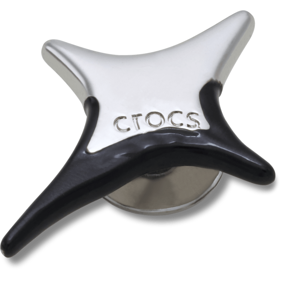 Black Dipped Enamel Star - Angle personnalisé - Jibbitz Charms