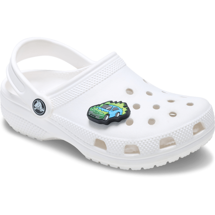 Lights Up Fire Race Car - charm-on-shoes - Jibbitz Charms