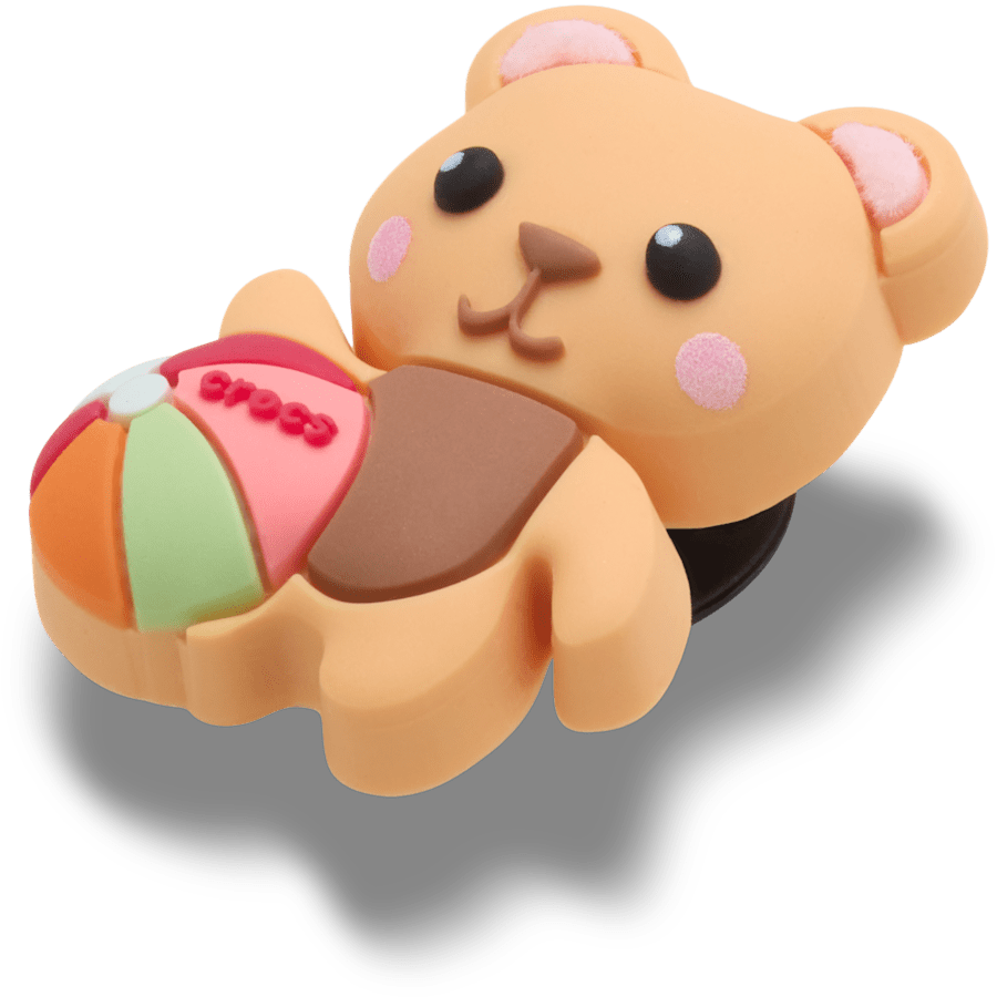 Cutie Beach Bear - aangepaste hoek - Jibbitz Charms