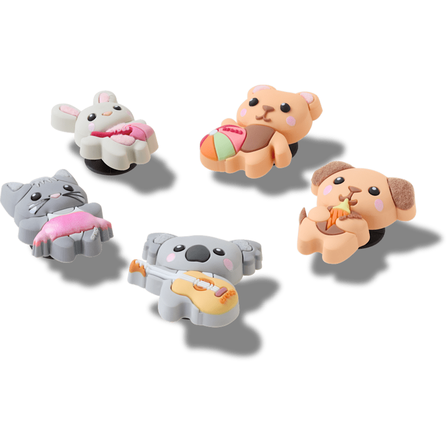 Cutie Animal Friends 5 Pack - Custom Angle - Jibbitz Charms