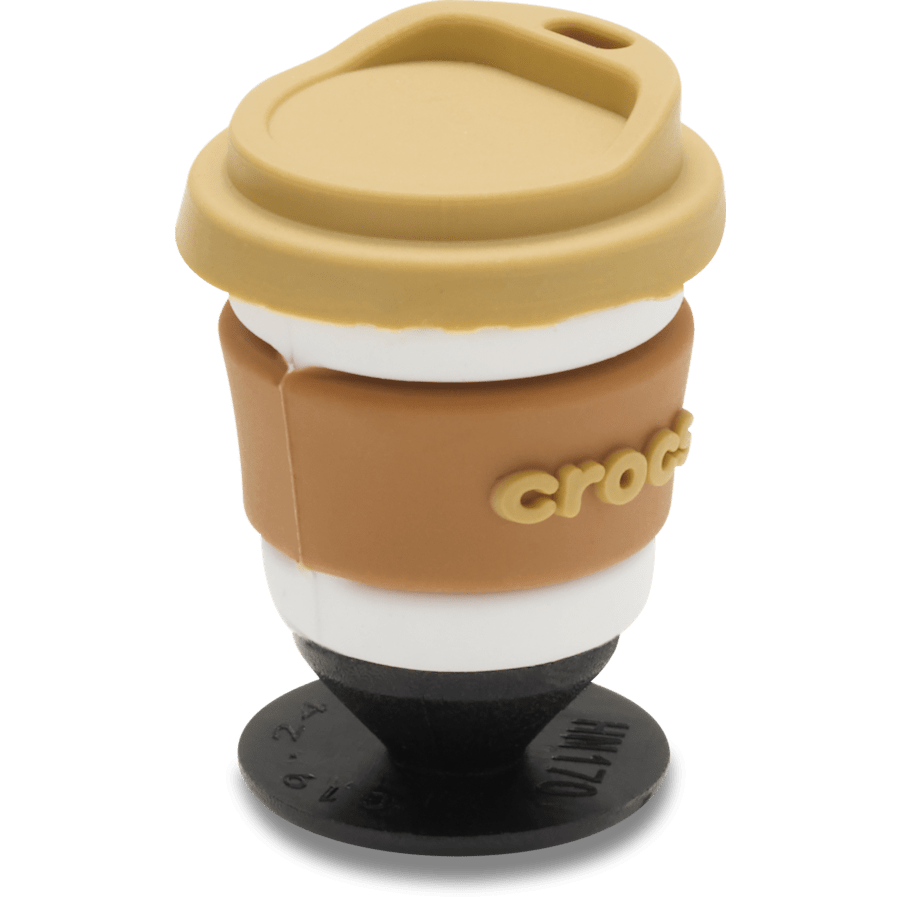 3D To Go Coffee Cup - Angle personnalisé - Jibbitz Charms