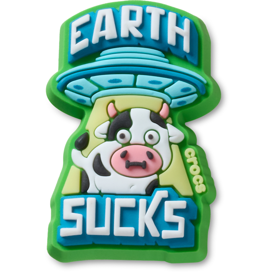  Earth Sucks UFO - charm view - Jibbitz