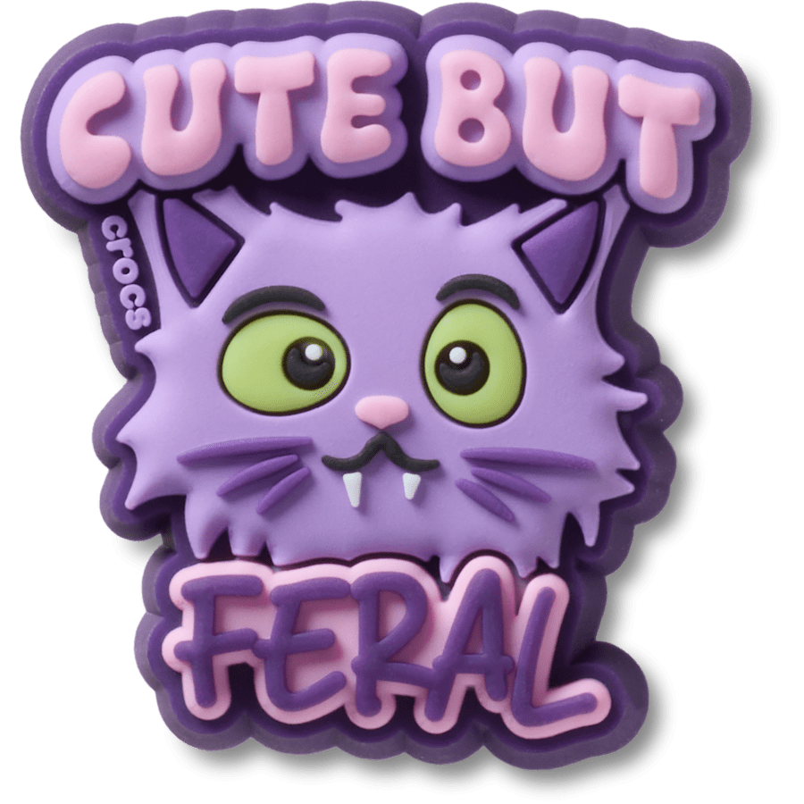  Cute But Feral - charm view - Jibbitz