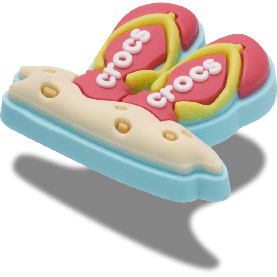 Flip Flops In the  Sand - Custom Angle - Jibbitz Charms