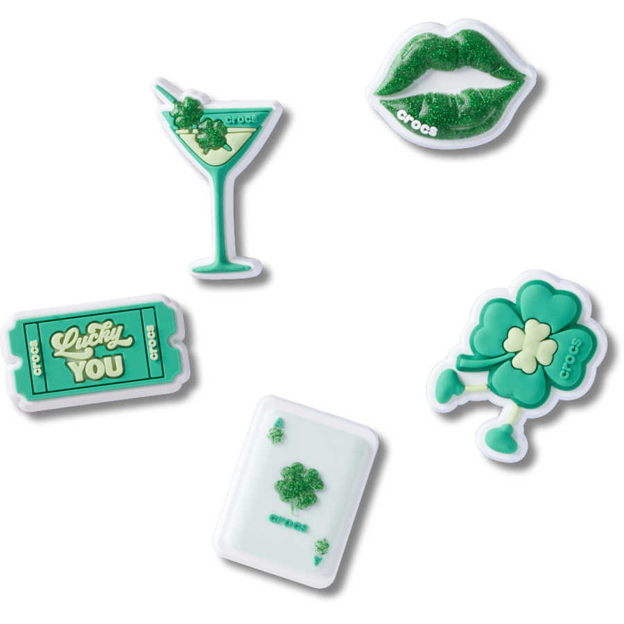 St Patricks Day Lucky 5 Pack - vue accessoire - Jibbitz Charms