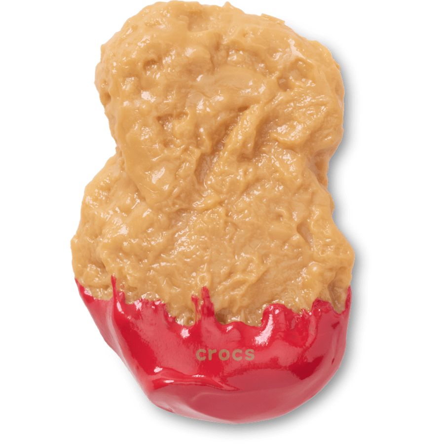Chicken Nugget Dipped Ketchup - vue accessoire - Jibbitz Charms