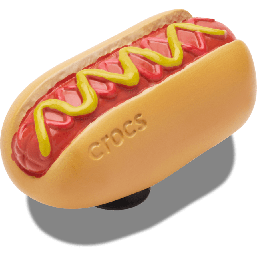 Hot Dog Dipped in Mustard - Custom Angle - Jibbitz Charms