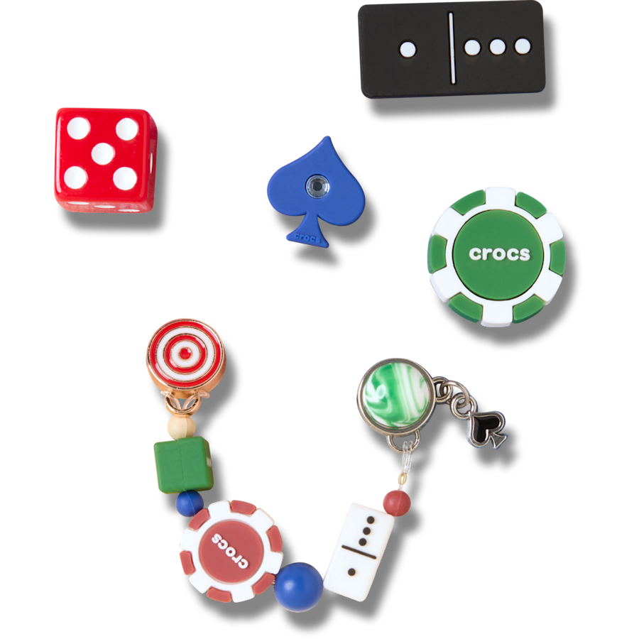 Game Night 5 Pack - vue accessoire - Jibbitz Charms
