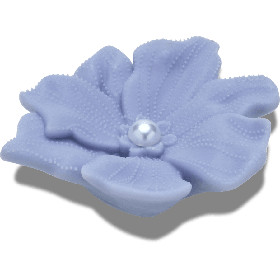 Periwinkle Flower with Pearl - benutzerdefinierter Winkel - Jibbitz Charms