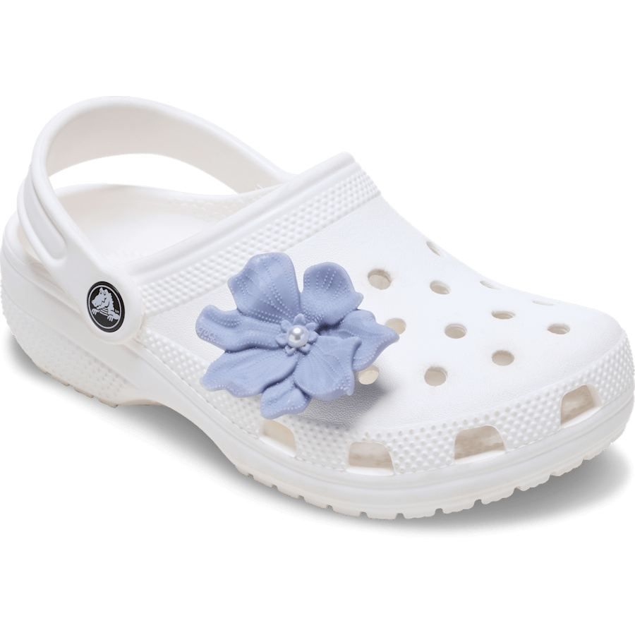 Periwinkle Flower with Pearl - charm-on-shoes - Jibbitz Charms