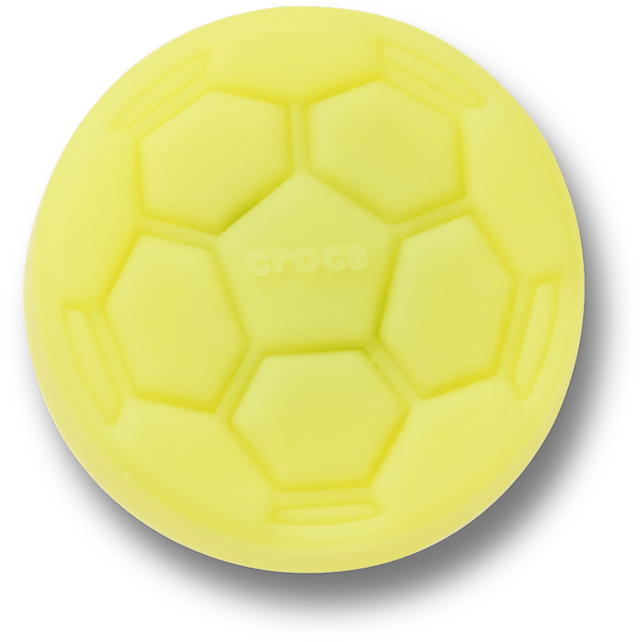 Lights Up Yellow Soccer Ball - vue accessoire - Jibbitz Charms