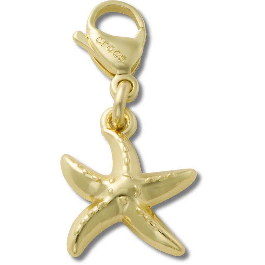 Crocs Gold Starfish Charm