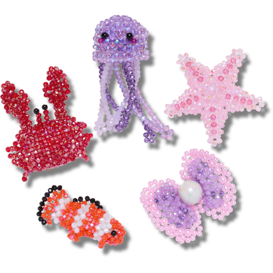 Susan Alexandra x Crocs Under The Sea 5 Pack - Charm view - Jibbitz Charms